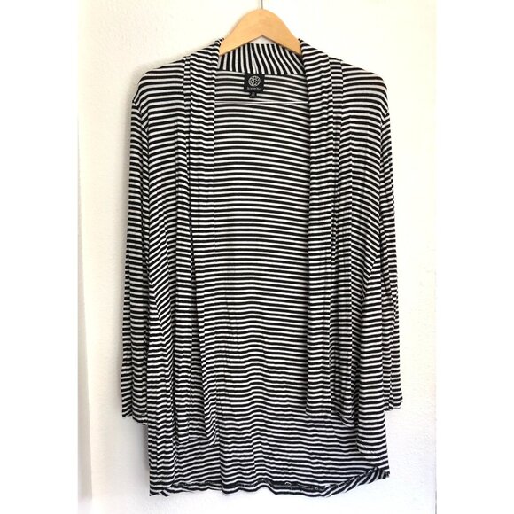 BOBEAU- WOMEN'S LONG SLEEVE CARDIGAN SIZE X-SMALL - Picture 1 of 6